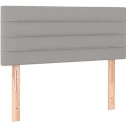 vidaXL, Boxspringbett, Lucan (Horizontale Streifen) (90 x 190 cm)