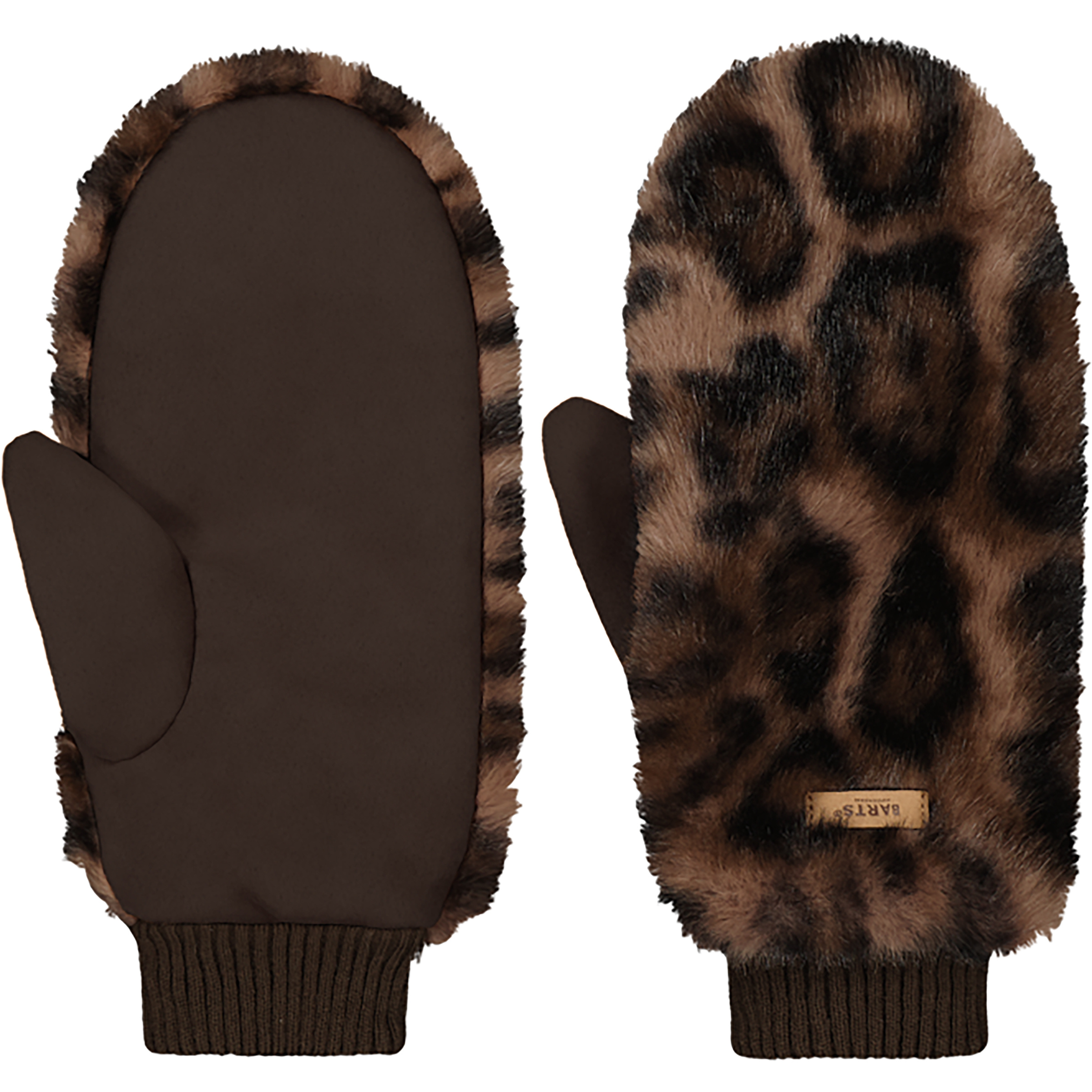 Barts Fur Damen Fäustlinge braun Lifestyle