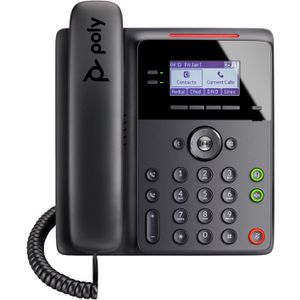 Poly HP Edge B10 Telefon, schwarz, schnurgebunden