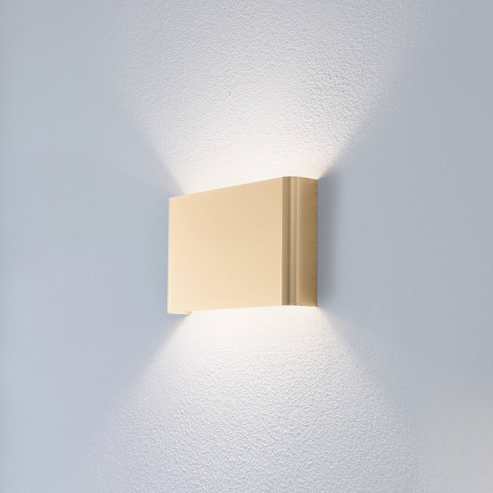 Euluna Wandleuchte Haga Nowodvorski Lighting, dimmbar, messing / gold, für Wohn- / Esszimmer, Aluminium, Modern