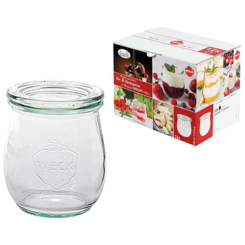 WECK Tulpenform-Glas 220ml 12er Pack