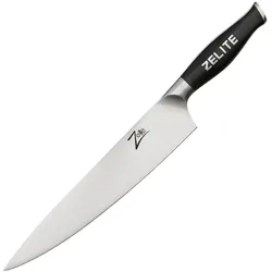 Comfort Pro Serie 10` Chefmesser 56 HRC Edelstahl Schwarz