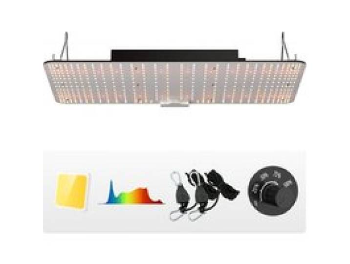 VEVOR 200W Dimmbar Pflanzenlampe 30x40x12cm LED Pflanzenlampe 544x Samsung 281B Vollspektrum 26000lm Lichtstrom Wachstumslampe 760nm Infrarot-Wellenlänge Pflanzenlicht Gewächshaus Anbauzelt Balkon