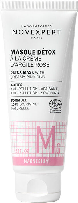 NOVEXPERT Masque Détox à la Crème d'Argile Rose Masque