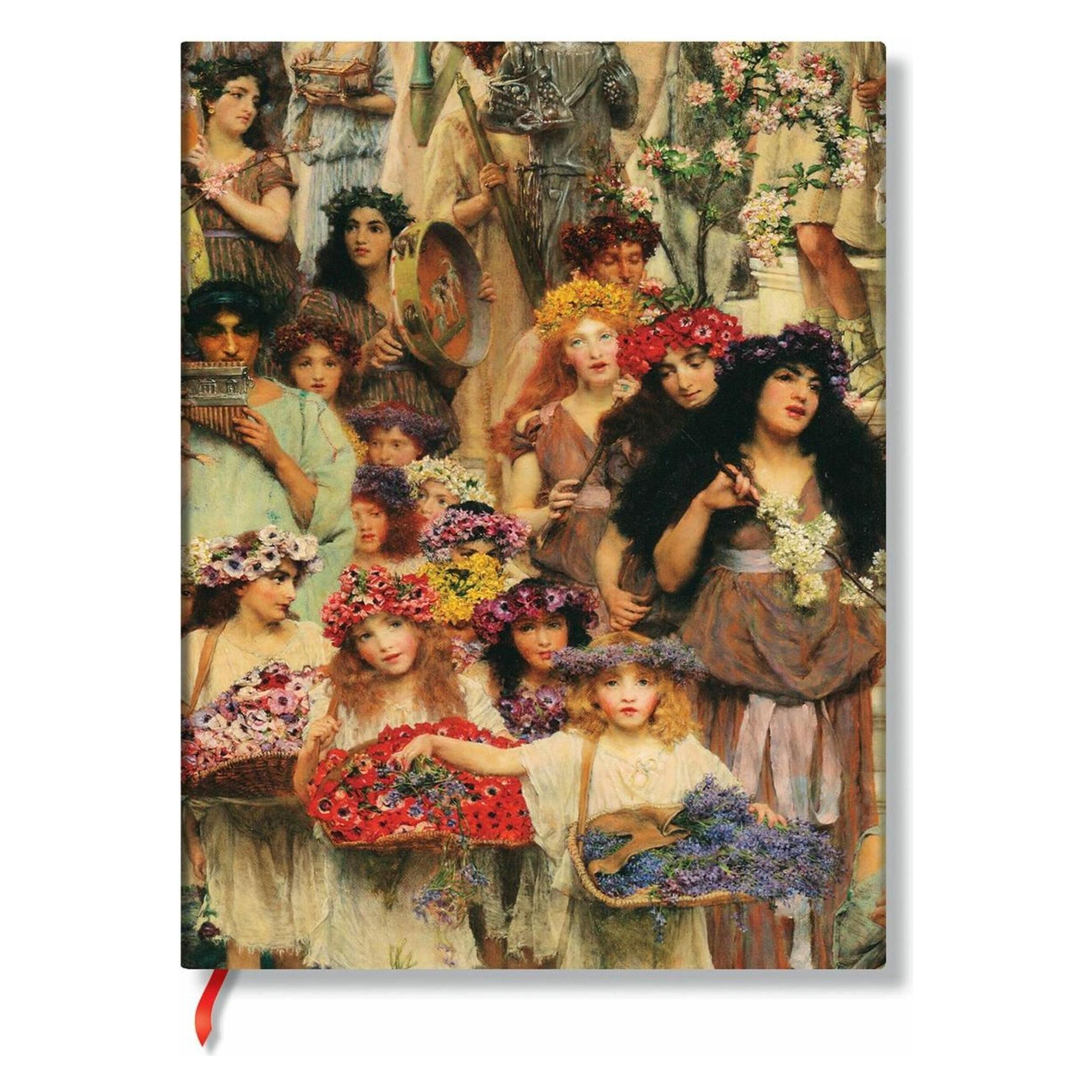 Paperblanks Spring (Lawrence Alma-Tadema) Mini Lined Hardback Journal (Elastic Band Closure) (Liniert, Harter Einband) (51904611)
