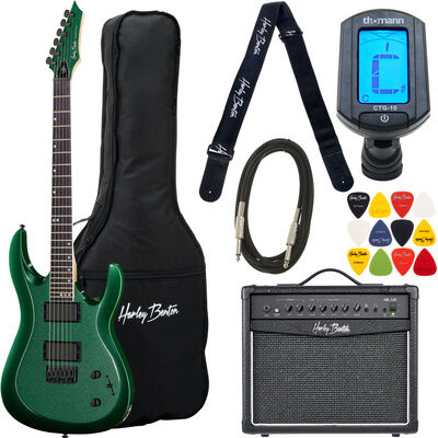 Harley Benton R-446 Green Metallic Set Green Metallic Gloss