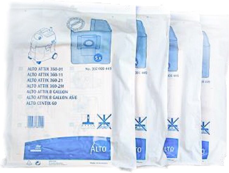 4 PAKKER Nilfisk ALTO Attix 3 350-01, 360-11, 360-21, 360-2M - Original 302000449  