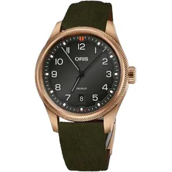 Oris ProPilot Bronze Date 41mm Automatik Veloursleder-Band Herrenuhr 01 733 7805 3164-07 6 2022BRLC