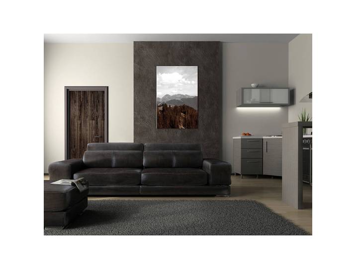 Tableau déco Landscape Lin Marron 40 x 60cm