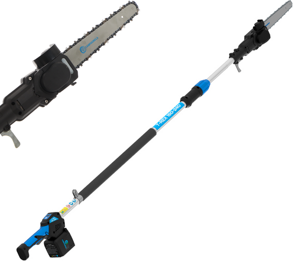 Campagnola T-REX 160-240 - Potatore manuale elettrico a batteria su asta  - Batteria da 21,6V 5 Ah