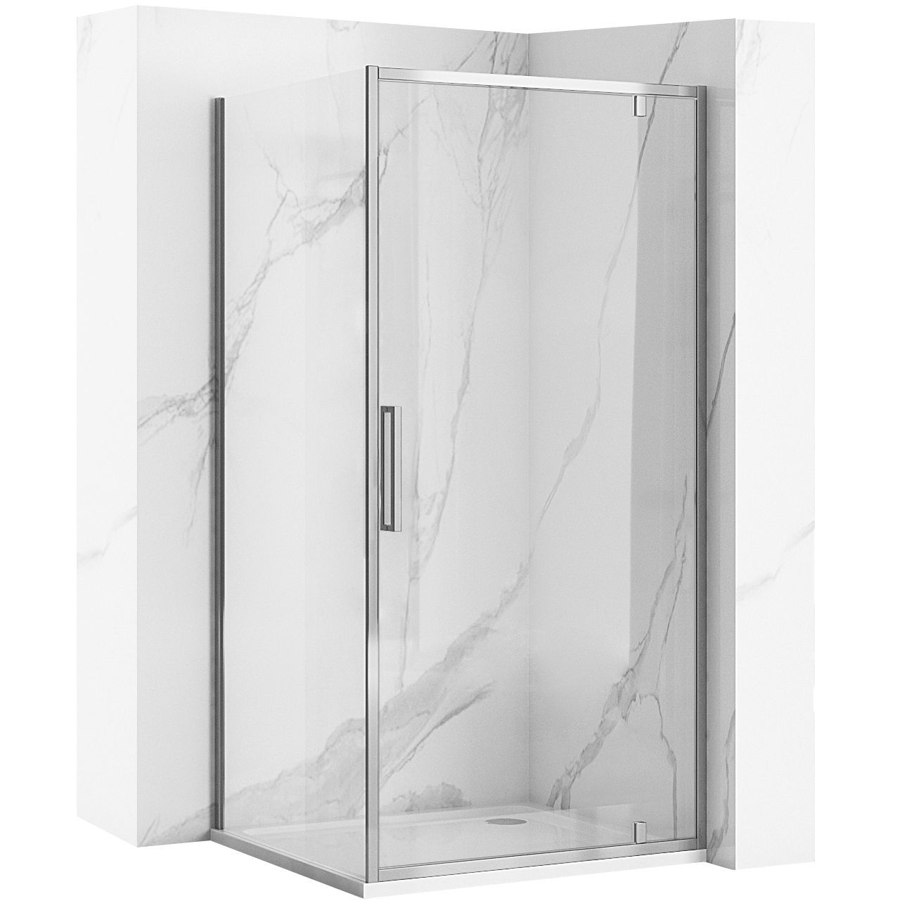 Eckduschkabine Rea Rapid Swing 120X100 Chrome