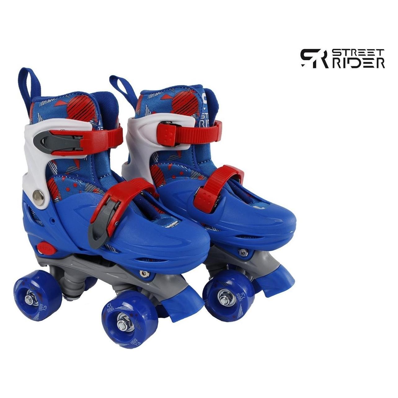 Street Rider Rollschuhe Blau verstellbar, Grösse 27-31 (27, 28, 29, 30, 31) (720361)