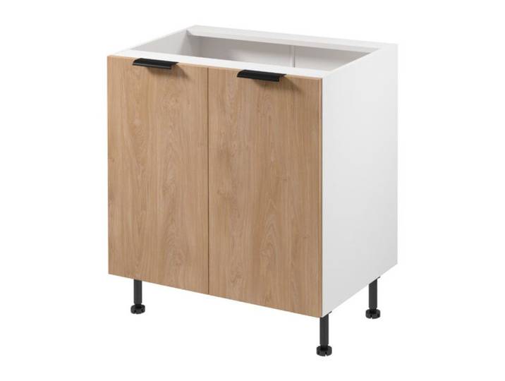 Xlmoebel Unterschrank XLMOEBEL Küchenschrank Weiß mit Soft-Close-Türen (1-St., Küchenschrank) Made in Europa