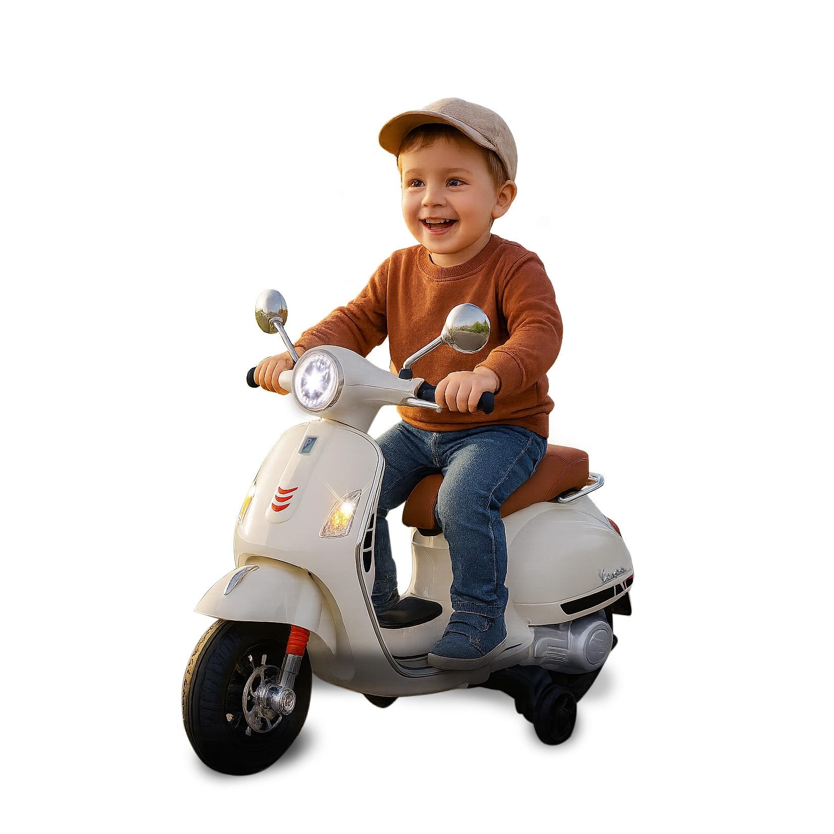 JAMARA Ride-on Vespa GTS 125 weiss Li-Power 12.6