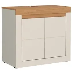 Wójcik Waschbeckenunterschrank Naxxar Dekor Beige Kaschmir