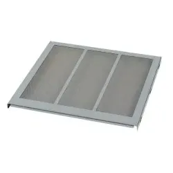 Eaton 172691 Gitterrahmen / Metallgeflecht IP4X für Tür, 3fach, grau XTSZDPA3