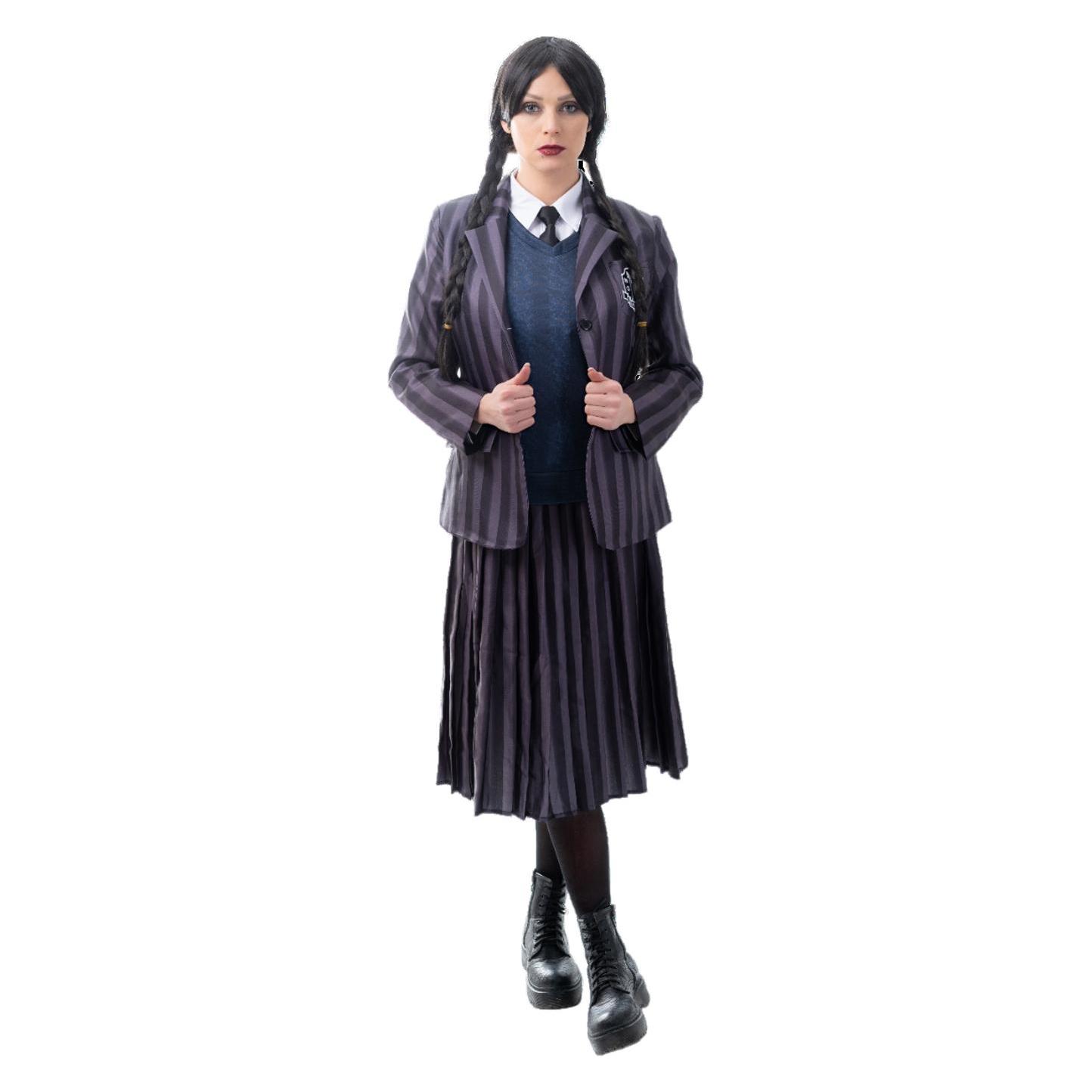 Création De Hanninger Kinderkostüm Dark Girl Schuluniform schwarz Grösse 128 (128) (61611494)