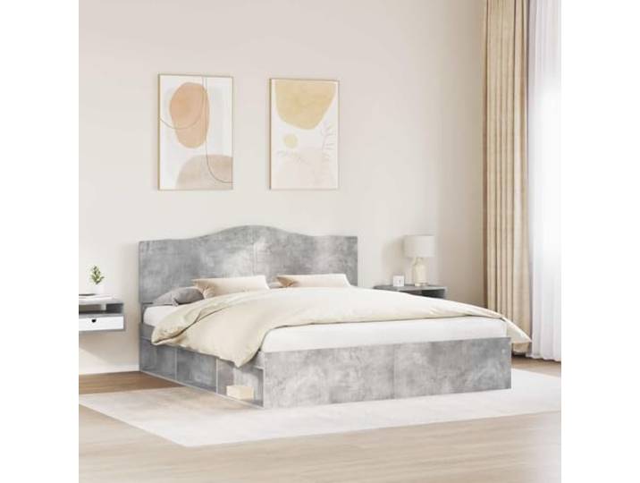 SKTQYQO Bettgestell 180 x 200 cm, Kiefer massiv Modernes Design, minimalistische Linien, Doppelzimmer, robuster Rahmen
