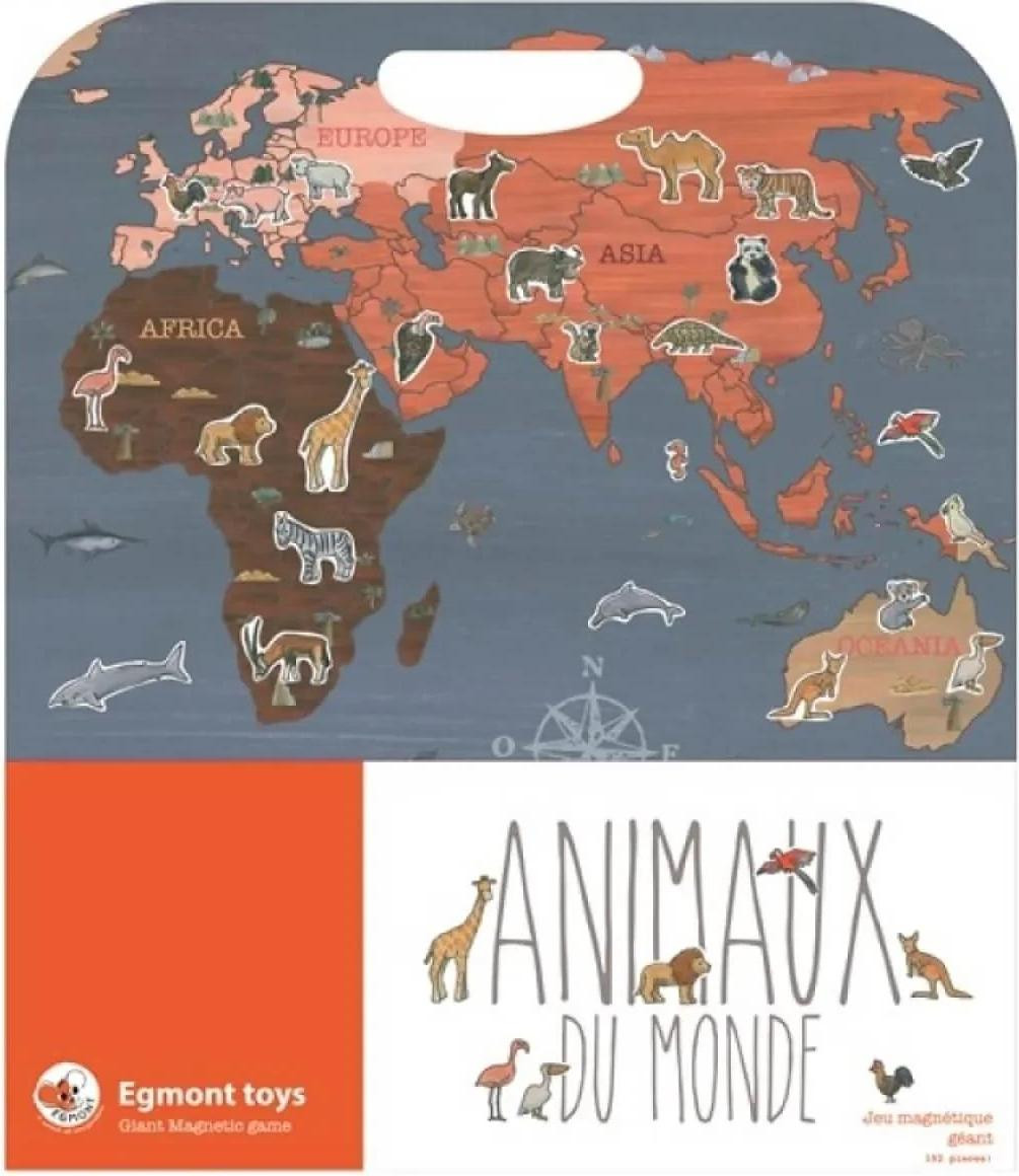 Egmont Toys Magneetset Dieren van de wereld