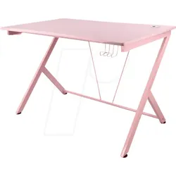 DTG GAM-055-P - Deltaco Gaming Tisch GAM-055-P, pink