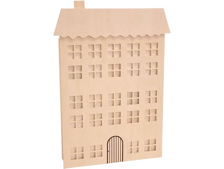 Artemio Adventskalender huis 36x50x8\,5 cm