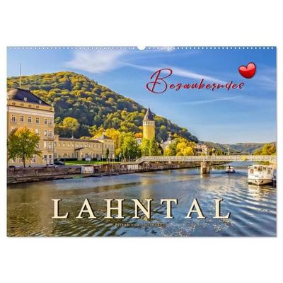 Bezauberndes Lahntal (Wandkalender 2027 DIN A2 quer), CALVENDO Monatskalender