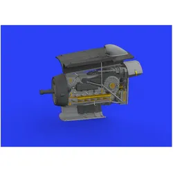 Eduard Bf 109G-10 engine for