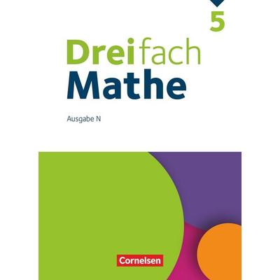 Dreifach Mathe 5. Schuljahr. Niedersachsen - Schülerbuch, Gebundene Ausgabe von Sabrina vom Stein,Anja Buchmann,Jana Neumann,Annika Neugebauer,Yvonne