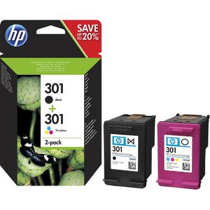 HP Tinte 301, N9J72AE schwarz + color, CH561EE + CH562EE