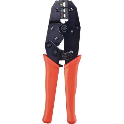 TOOLCRAFT 1486609 Crimpzange 1 Stück Isolierte Kabelschuhe, Isolierte Steckverbinder, Isolierte Stoßverbinder 0.5 bis 6 mm²