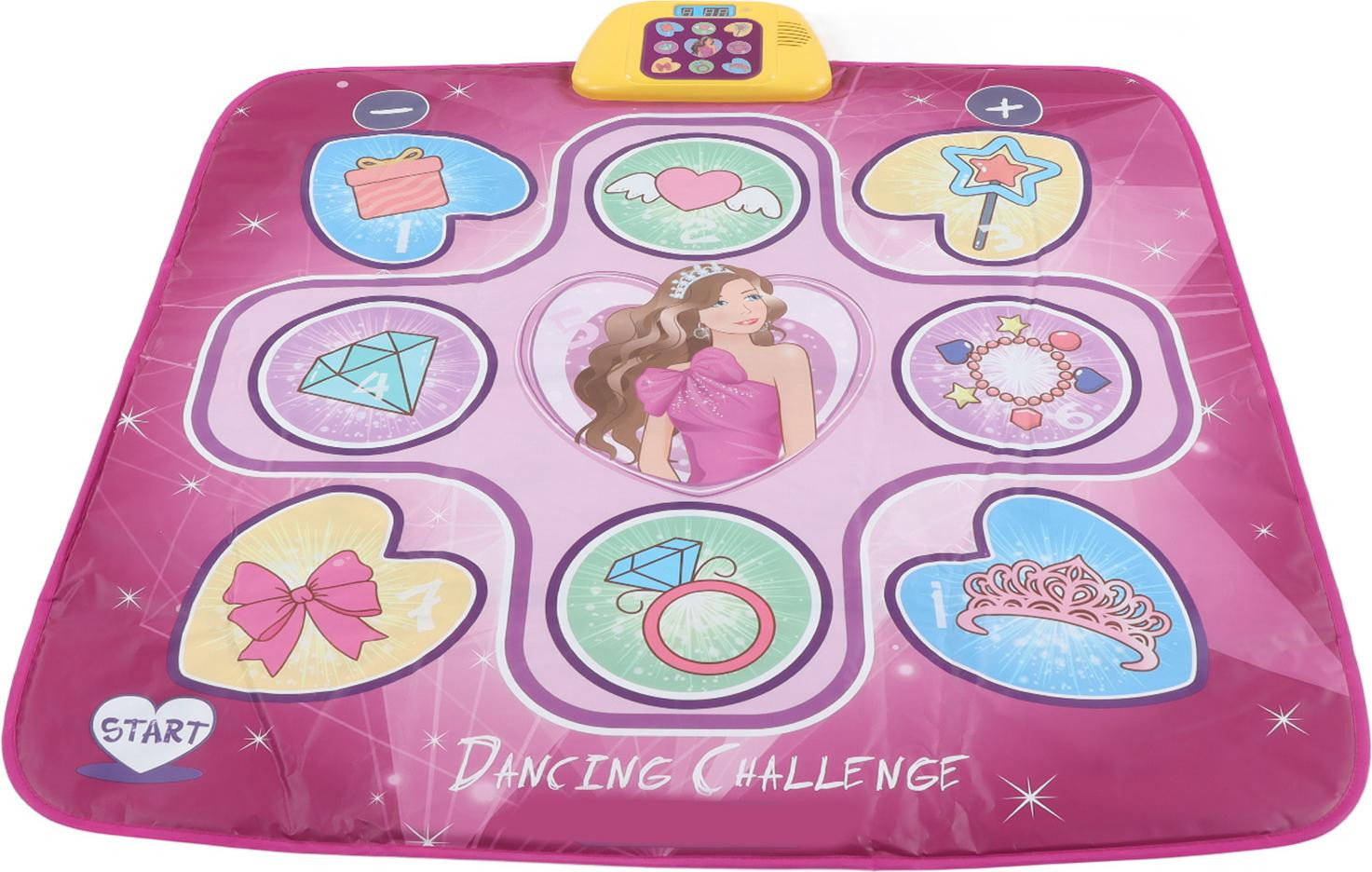 Gistuch Dansmat voor meisjes en kinderen, roze en paars