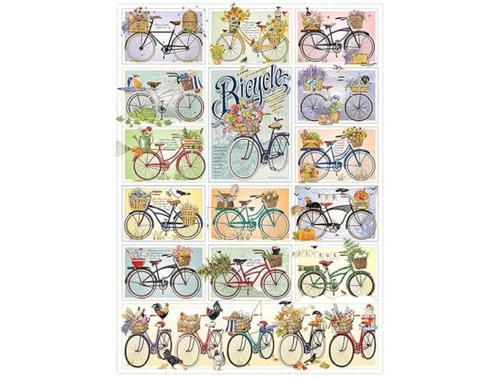 Cobble Hill legpuzzel fietsen - 1000 stukjes puzzel volwassenen