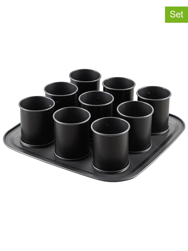 Dr. Oetker 10tlg. Set in Schwarz - onesize