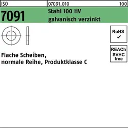 Unterlegscheibe ISO 7091 6 Stahl 100 HV galv.verz. 1000 Stück