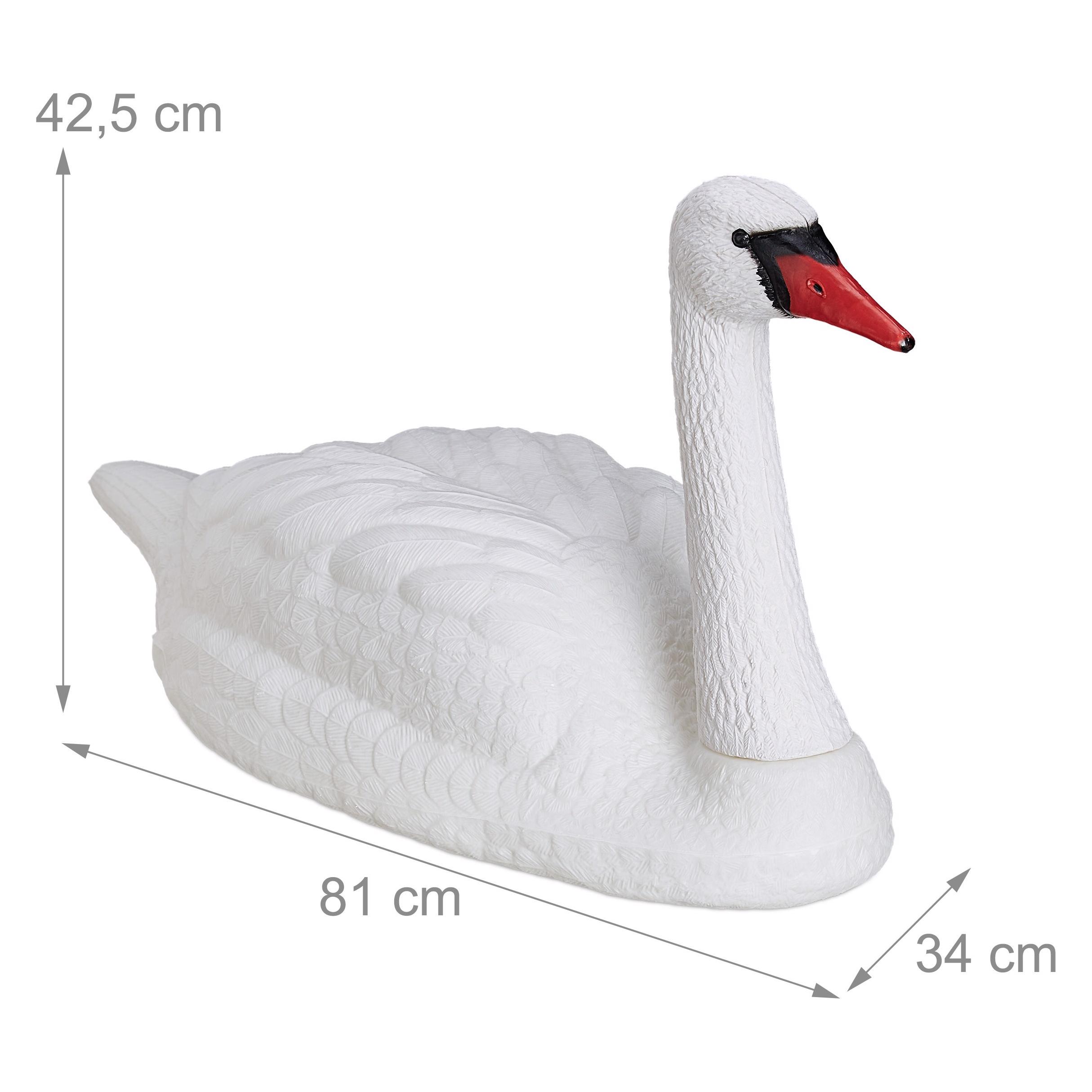 Relaxdays Gartendeko Schwan (4052025300173)