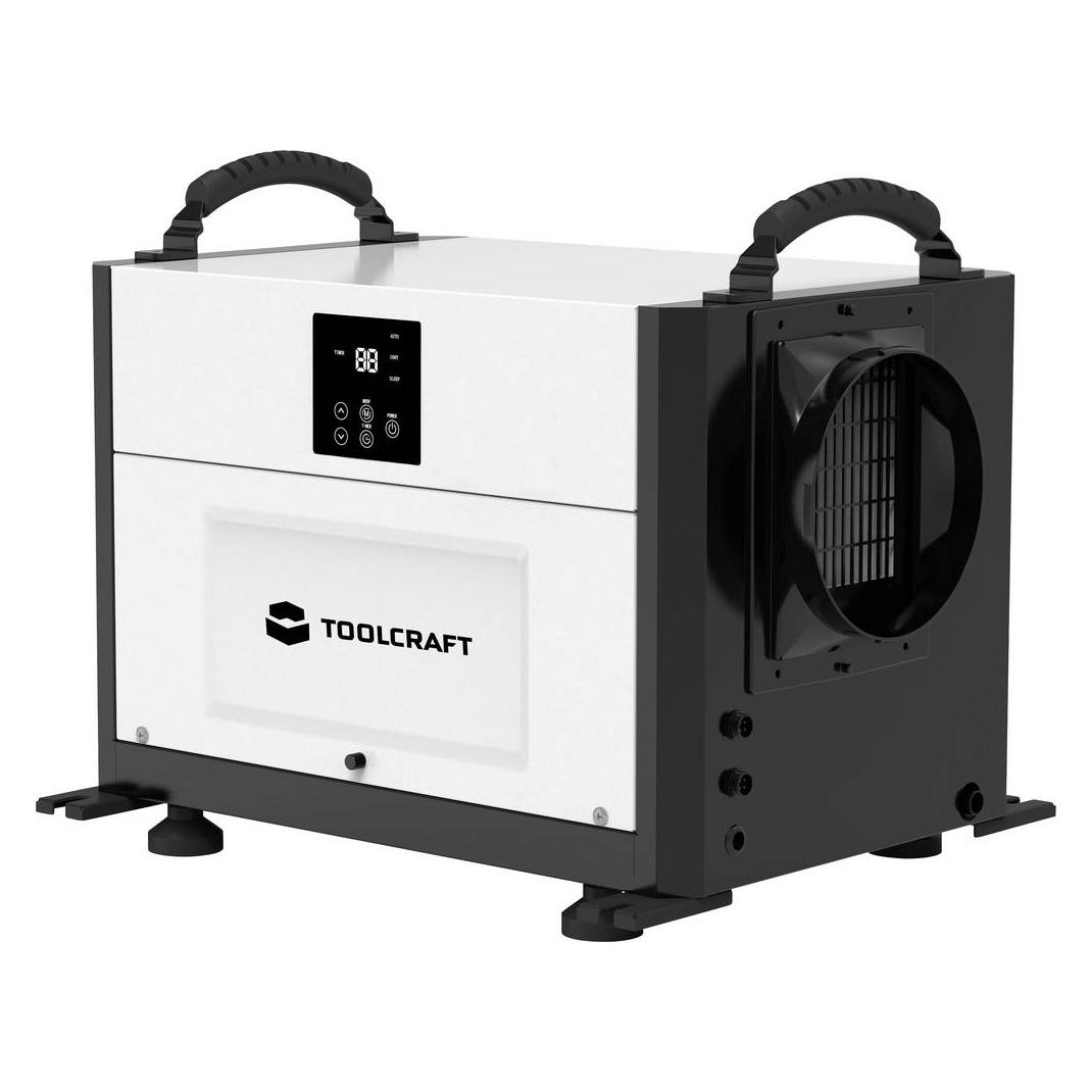 Toolcraft Luftentfeuchter 860 W 70 l/Tag Weiss, Grau (70 l/24h) (TO-10122477)