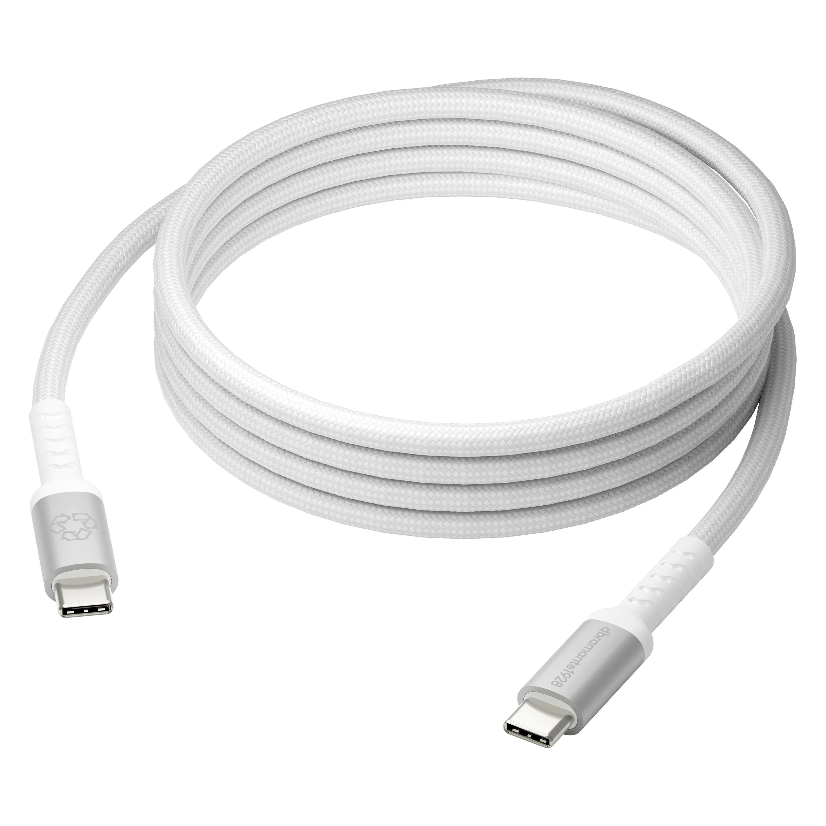 dbramante1928 IT Cable BRD USBC/USBC WHT (2 m, USB 2.0, 240 W) (CB20CCWH7271)