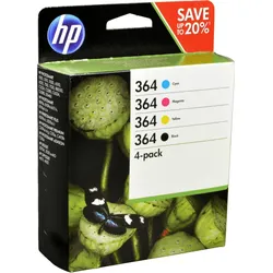 4 HP Tinten N9J73AE 364 Multipack KCMY