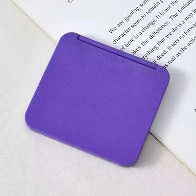 Fusion Finds Cute Compact Makeup Mirror Double Sided Pocket Mirror Portable Mini Travel Mirror For Purse & Handbag purple