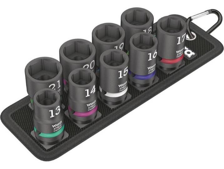 Wera Impactor - Clé à cliquet - 10 pièces - en étui ceinture