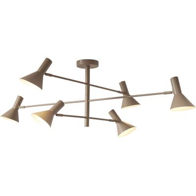 IT'S ABOUT ROMI Deckenleuchte "Izmir", grau, 6, H: 40cm, 1 Stk., Leuchten, Gutes leselicht, Deckenleuchte