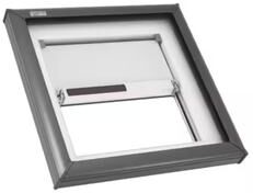 Velux FCM Fixed Curb Mount Skylight 22 x 22 E-Laminated Low w/ Blind