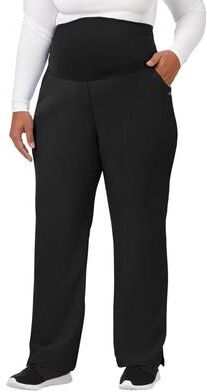 Plus Size Women's Jockey Scrubs Women's Ultimate Maternity Pant by Jockey Encompass Scrubs in Black (Size XL(18-20))