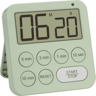TFA Dostmann Digitaler Timer und Stoppuhr Timer Grün digital