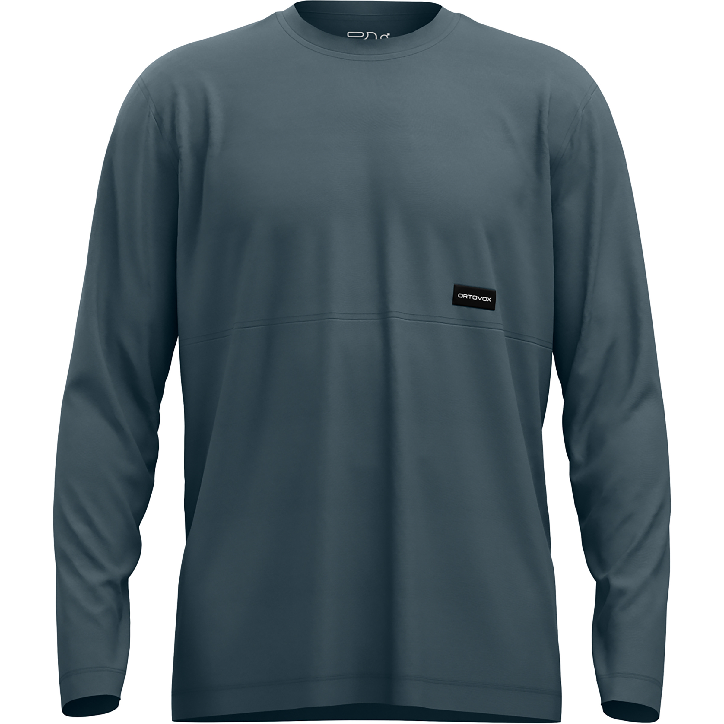 Ortovox 185 Merino Patch Herren Longsleeves grau Größe S Trekking Hautfreundlich Merinowolle