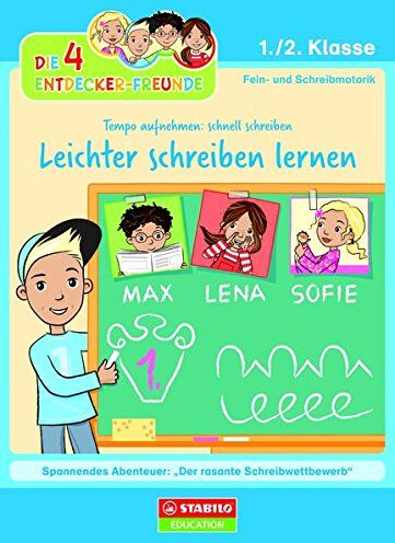 STABILO International - Die 4 Entdecker-Freunde - Leichter schreiben lernen: Tempo aufnehmen: schnell schreiben - Preis vom 14.10.2026 23:07:16 h