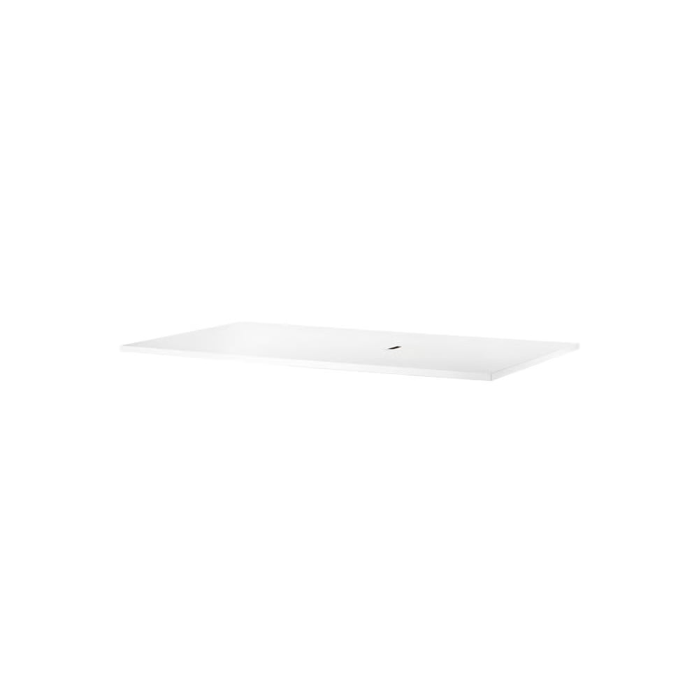 Works bureaublad wit laminaat, 140 cm