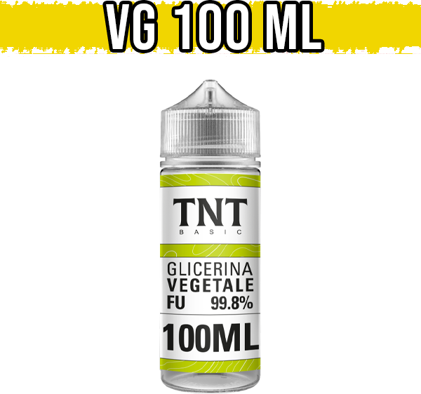 TNT Vape Glicerina Vegetale 100ml Full Vg