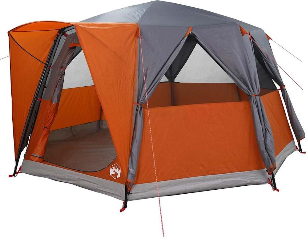 Zelt für 6 Personen 6 Personen Grau und Orange