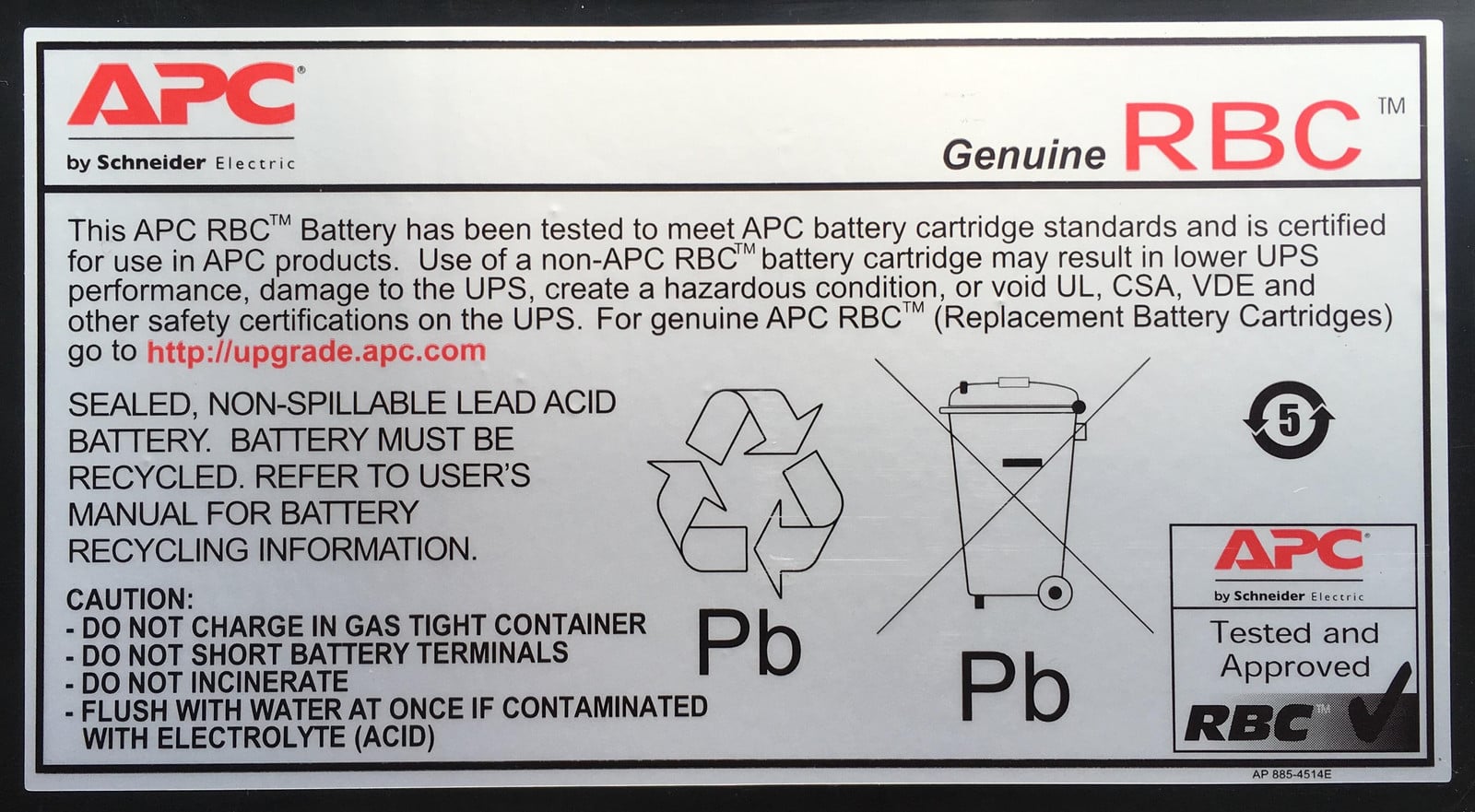 APC RBC11 Batterie voor USV